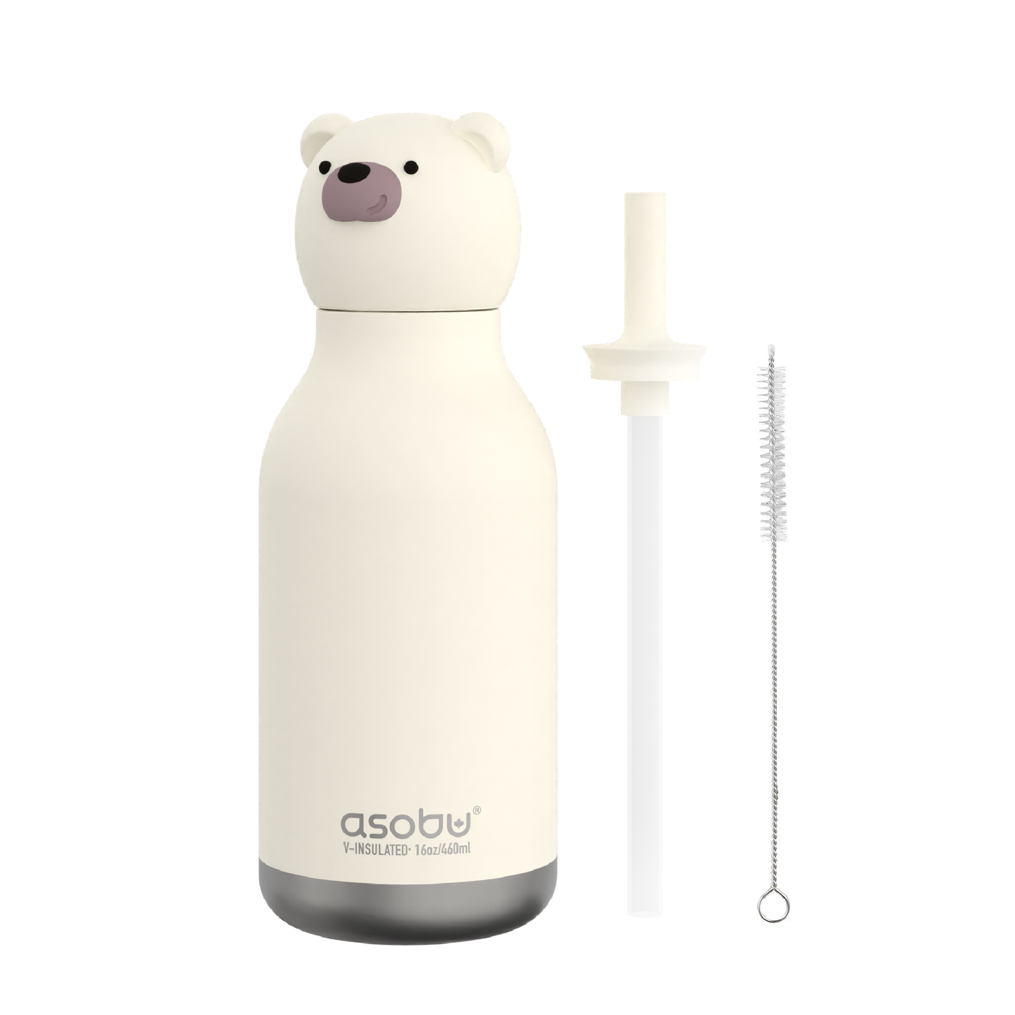 Asobu Bestie Drinkfles White Bear