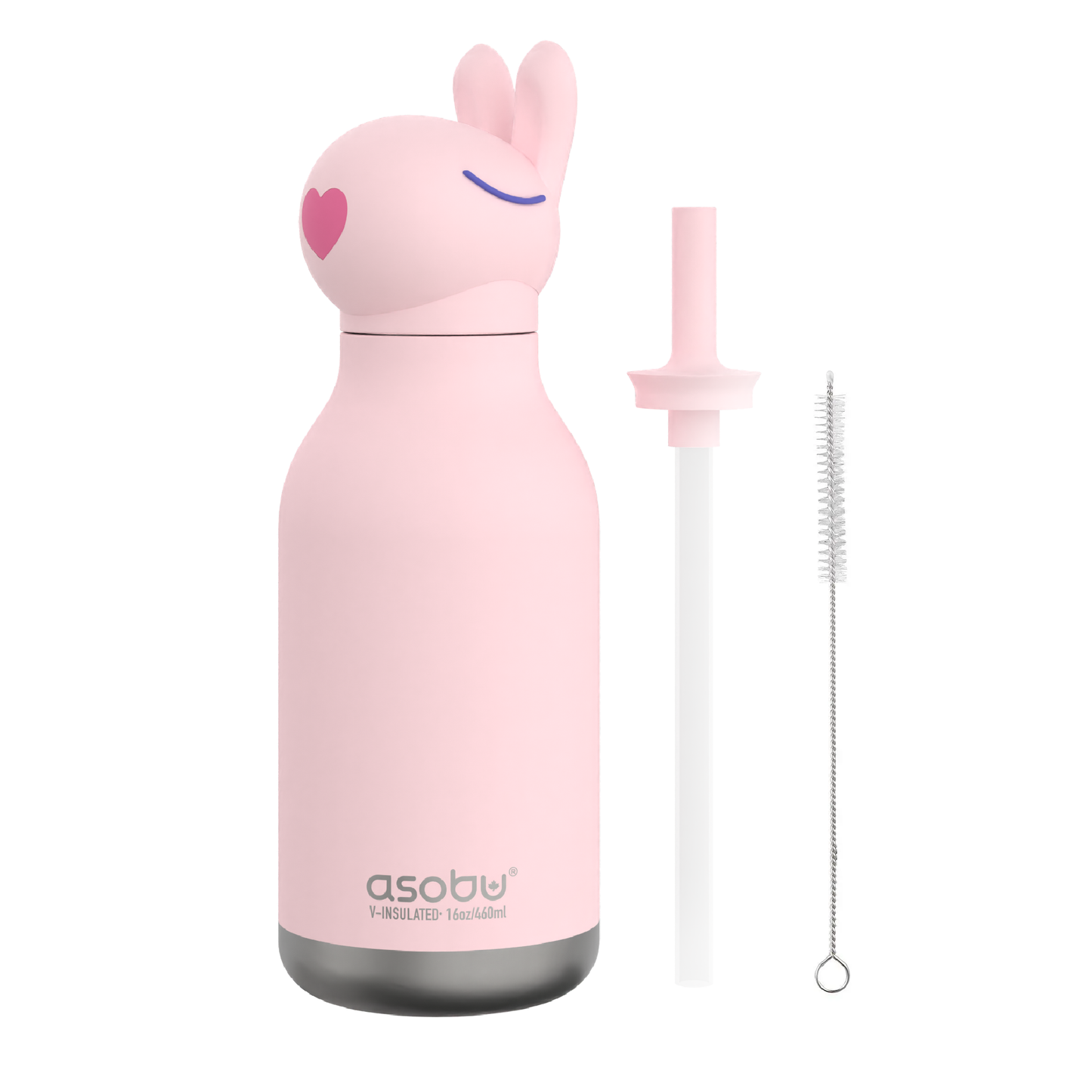 Asobu Bestie Drinkfles Pink Bunny