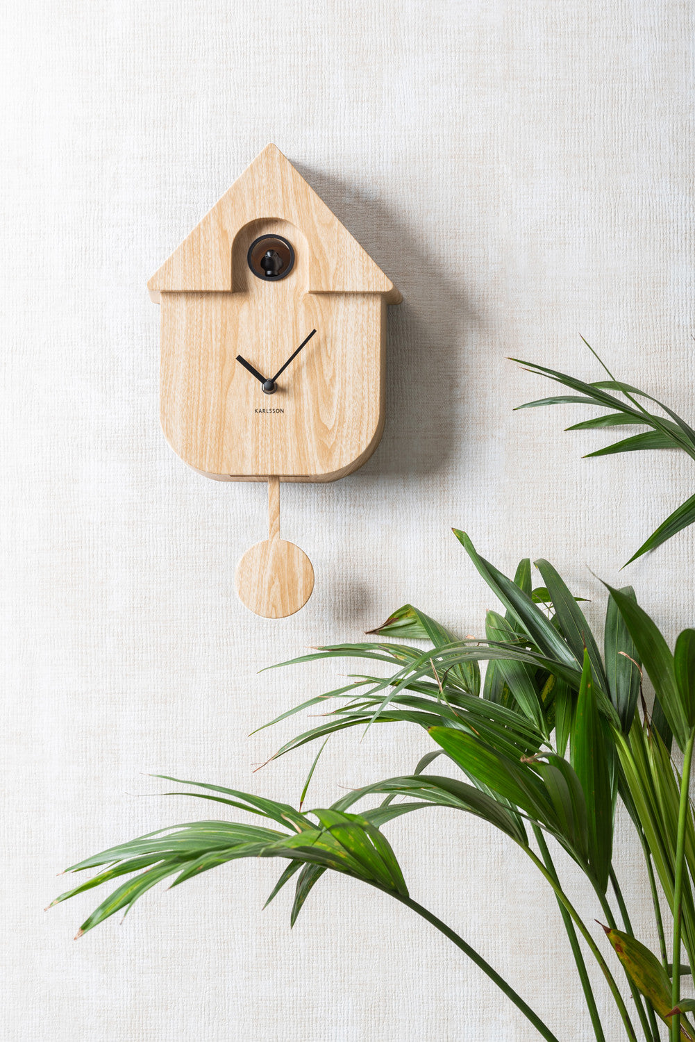 Karlsson Cuckoo wandklok Light wood