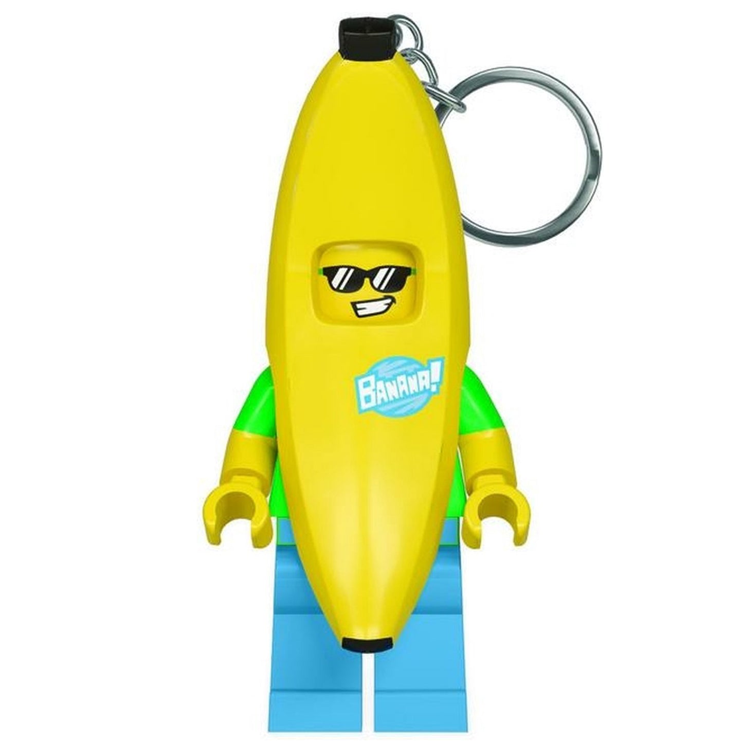 Lego sleutelhanger Man in Bananenpak