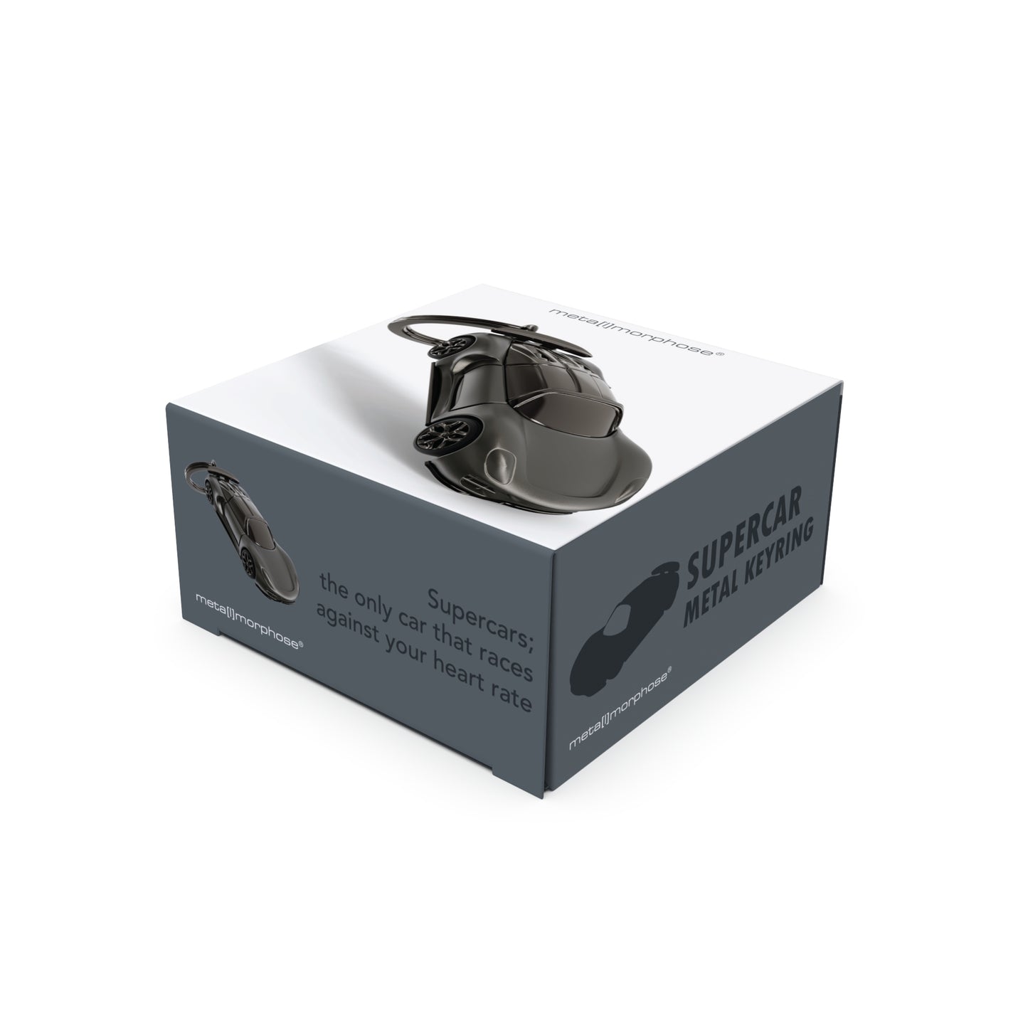 Metalmorphose sleutelhanger Black Super Car