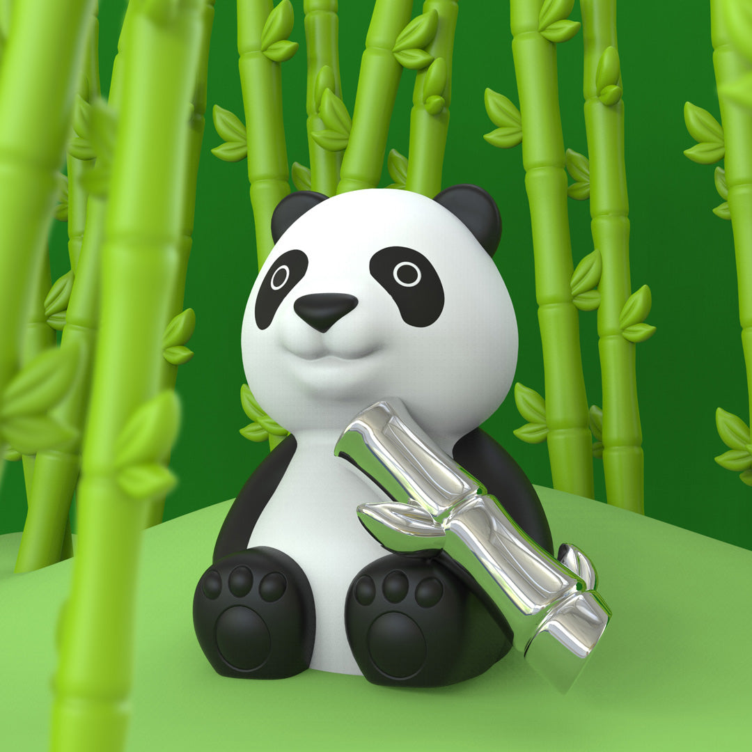 Metalmorphose sleutelhanger Panda