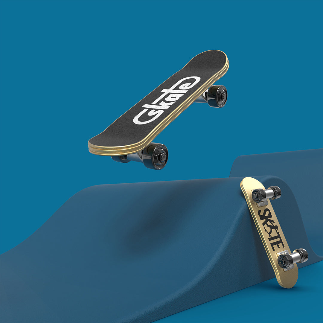 Metalmorphose sleutelhanger Skateboard