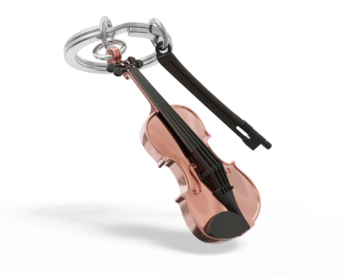 Metalmorphose sleutelhanger Violin
