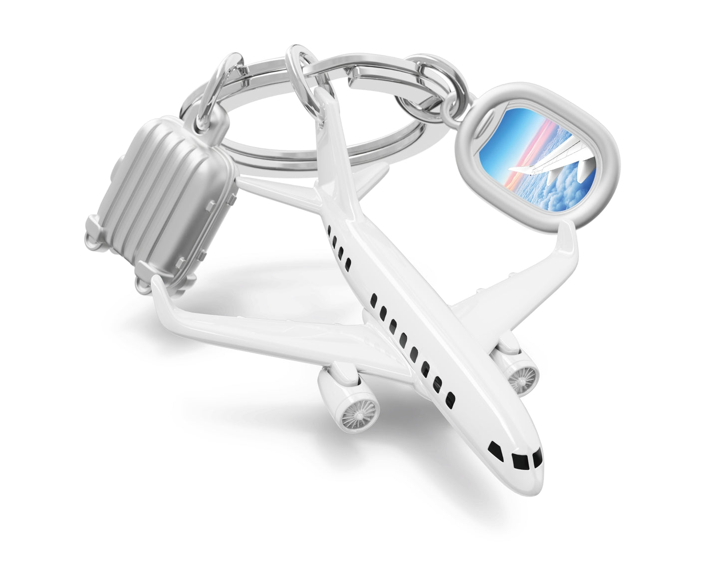 Metalmorphose sleutelhanger Travel lover