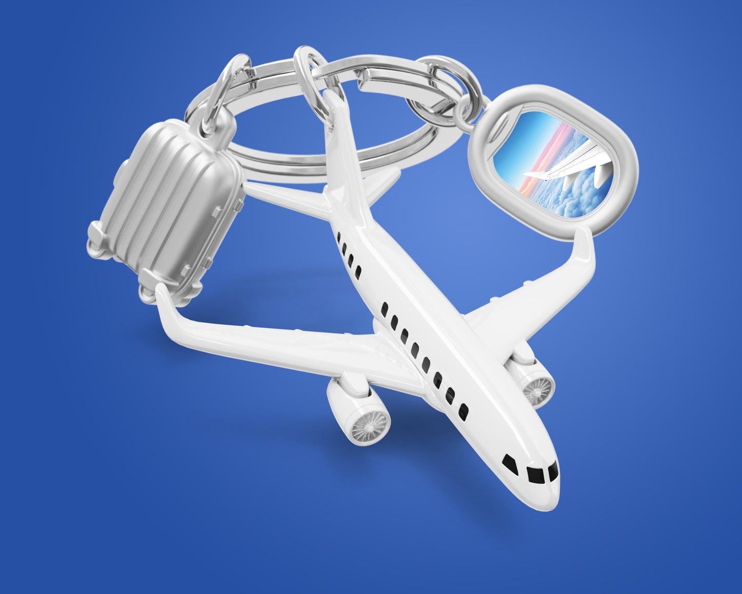 Metalmorphose sleutelhanger Travel lover