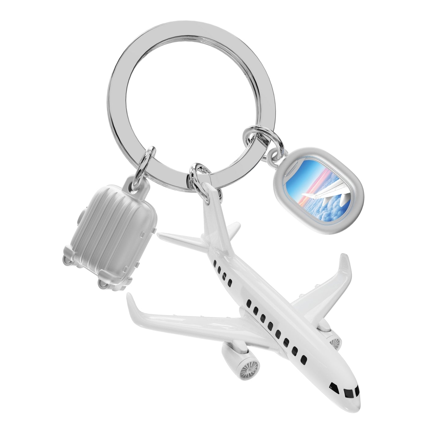 Metalmorphose sleutelhanger Travel lover