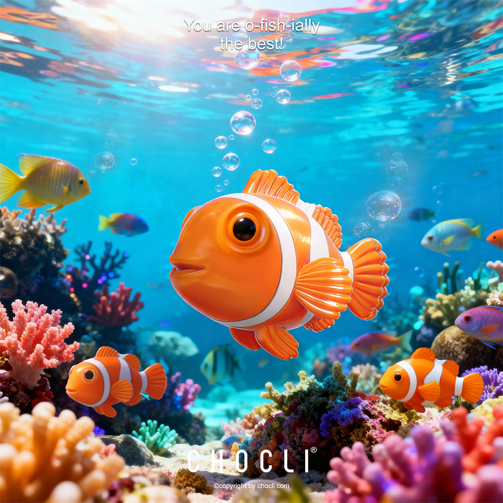 Metalmorphose Clownfish sleutelhanger – sfeerbeeld, Animal Wildlife Collection