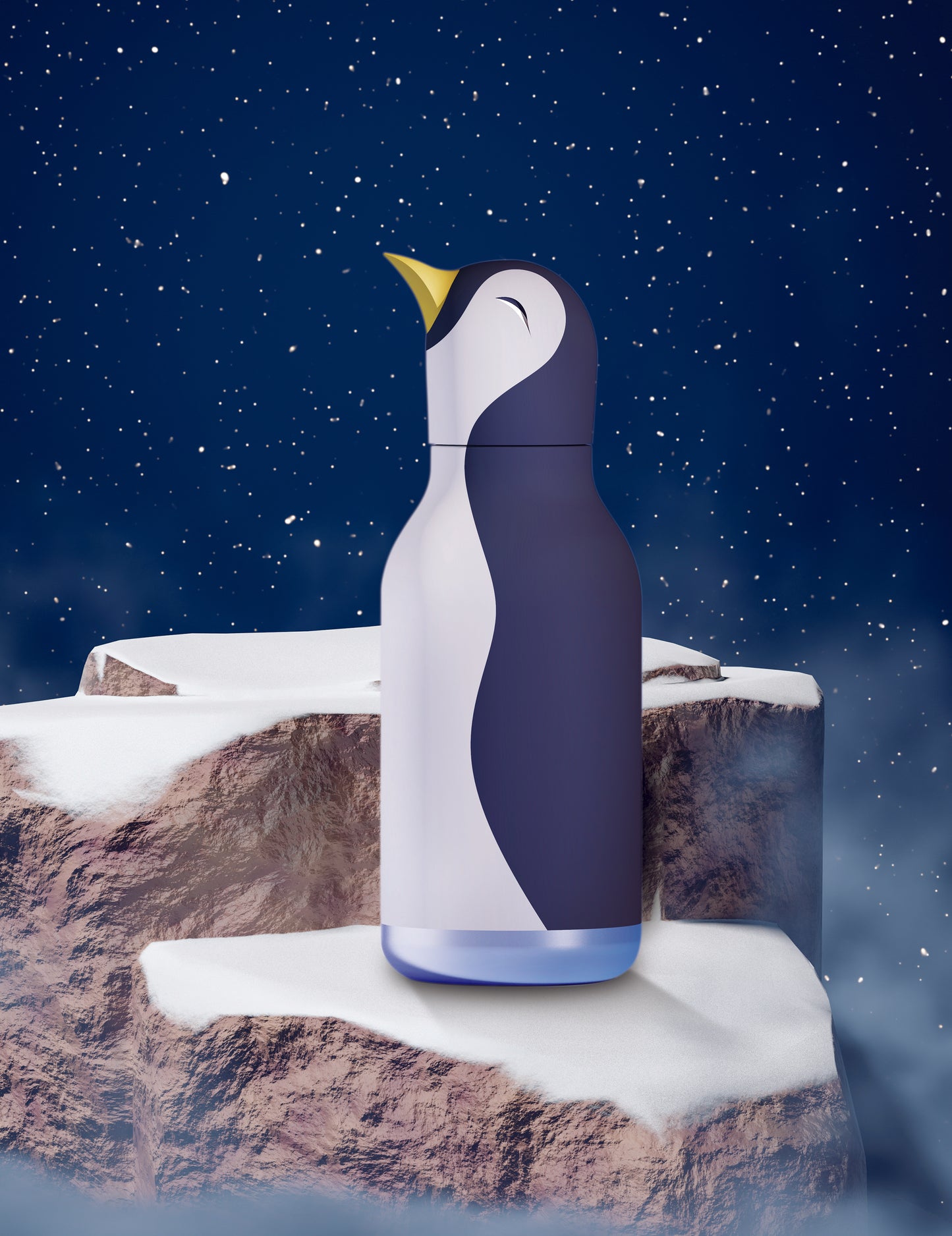 Asobu Bestie Drinkfles Pinguïn