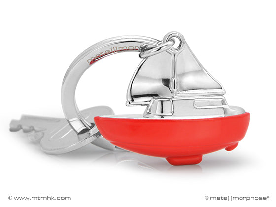 Metalmorphose sleutelhanger Sailing boat