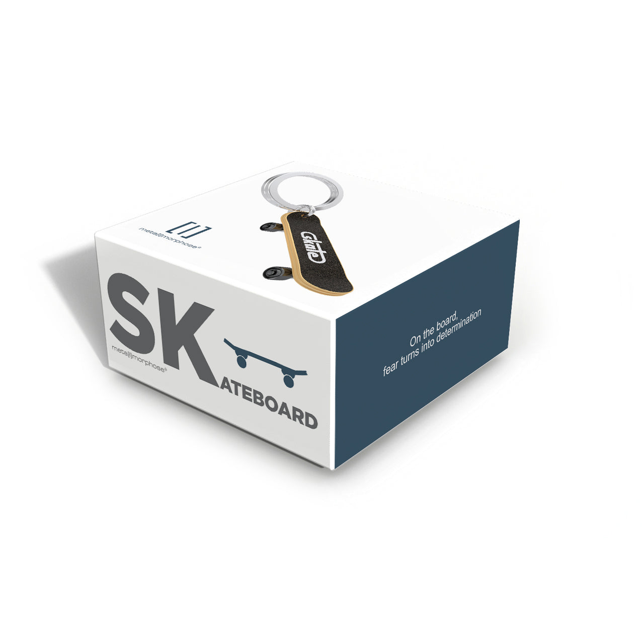 Metalmorphose sleutelhanger Skateboard