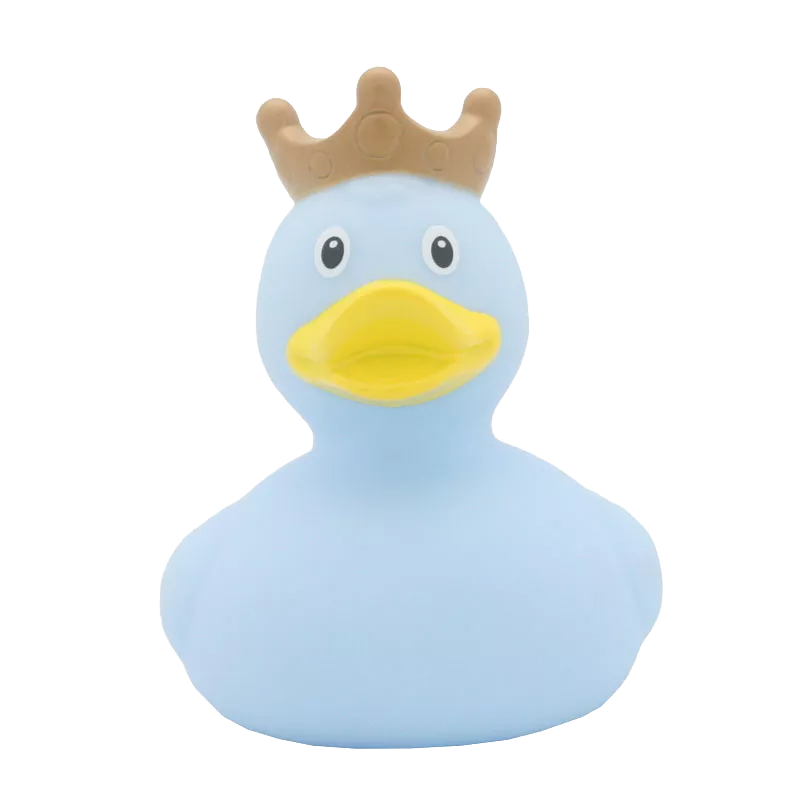 Badeend Duck with Crown Blue