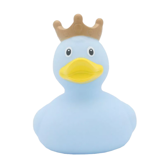 Badeend Duck with Crown Blue
