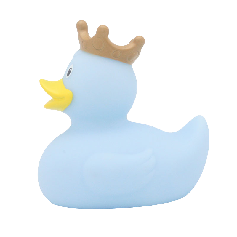 Badeend Duck with Crown Blue
