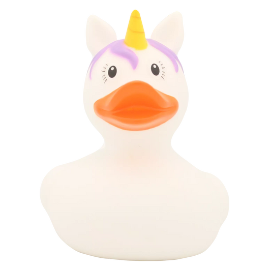 Badeend Unicorn Duck White
