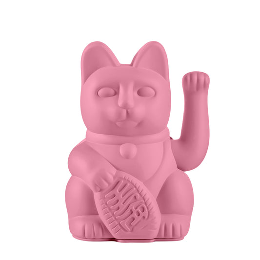 MYNEKO Lucky Cat Hot Pink – klassieke waving cat, ca. 15 cm, woondecoratie of cadeau