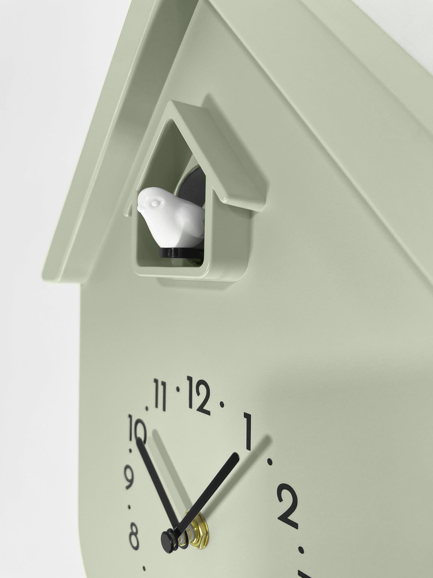 Wandklok 21,5x41,5x8,5cm - Slinger - Koekoeksklok - NeXtime 'Twitter'
