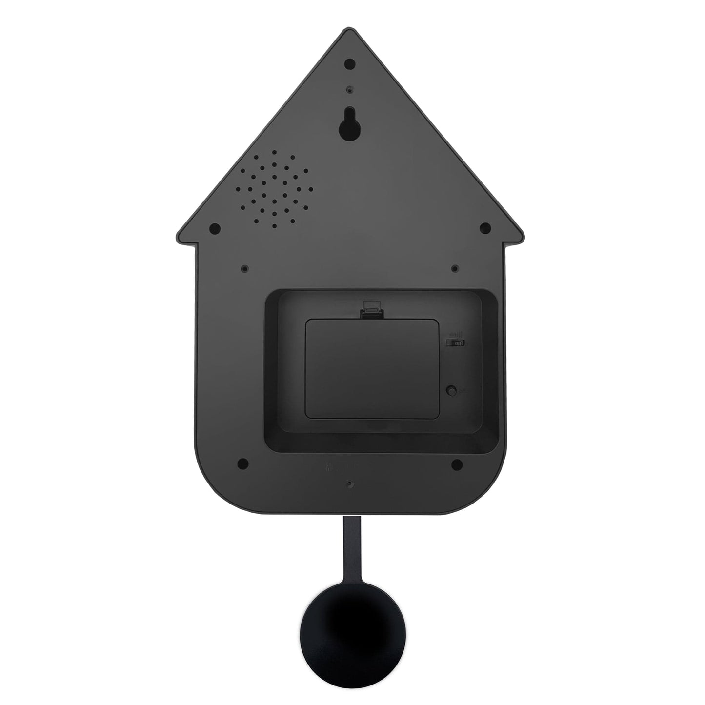 Wandklok 21,5x41,5x8,5cm - Slinger - Koekoeksklok - NeXtime 'Twitter'