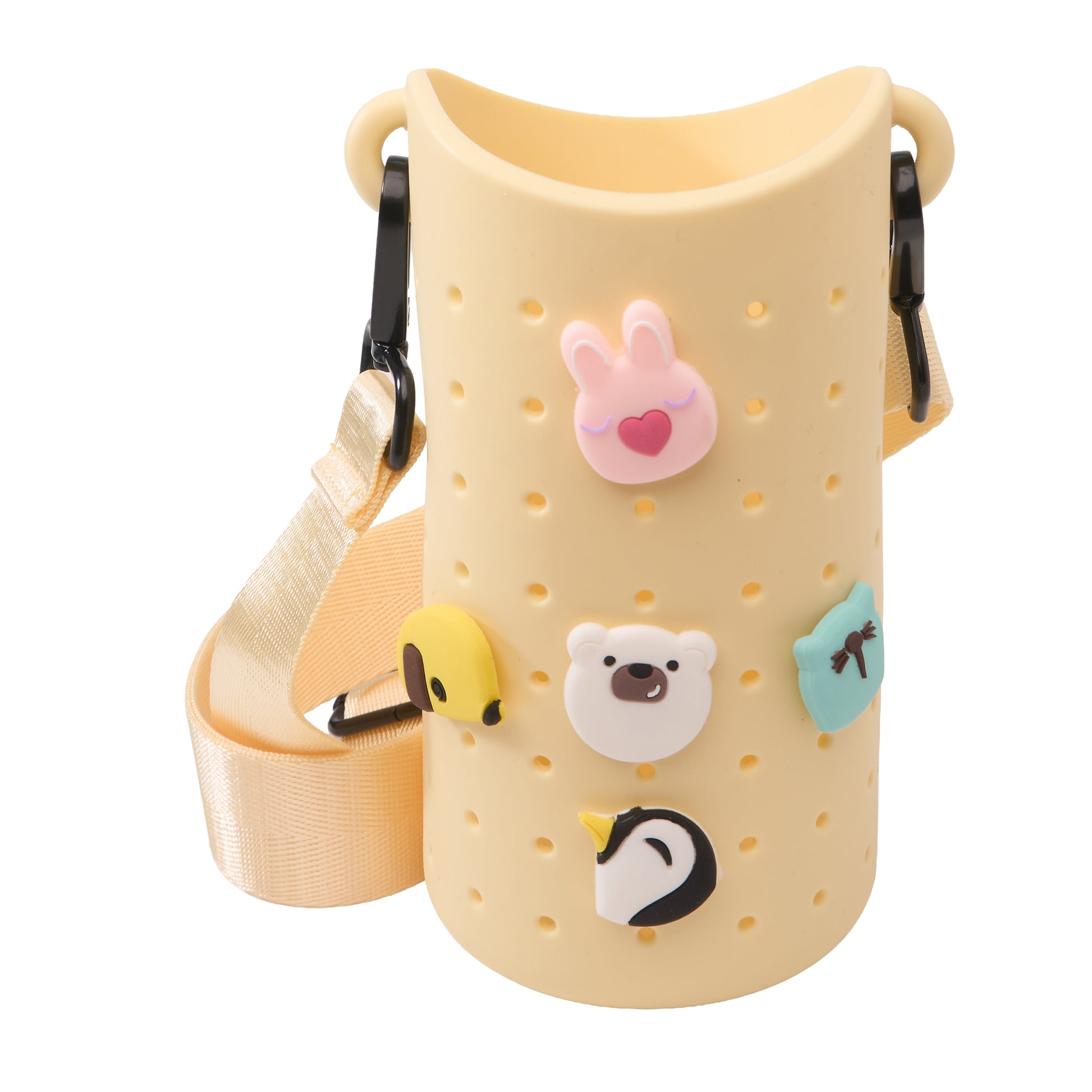 Asobu Bestie Sling Bottle Carrier Geel - handige flessendrager