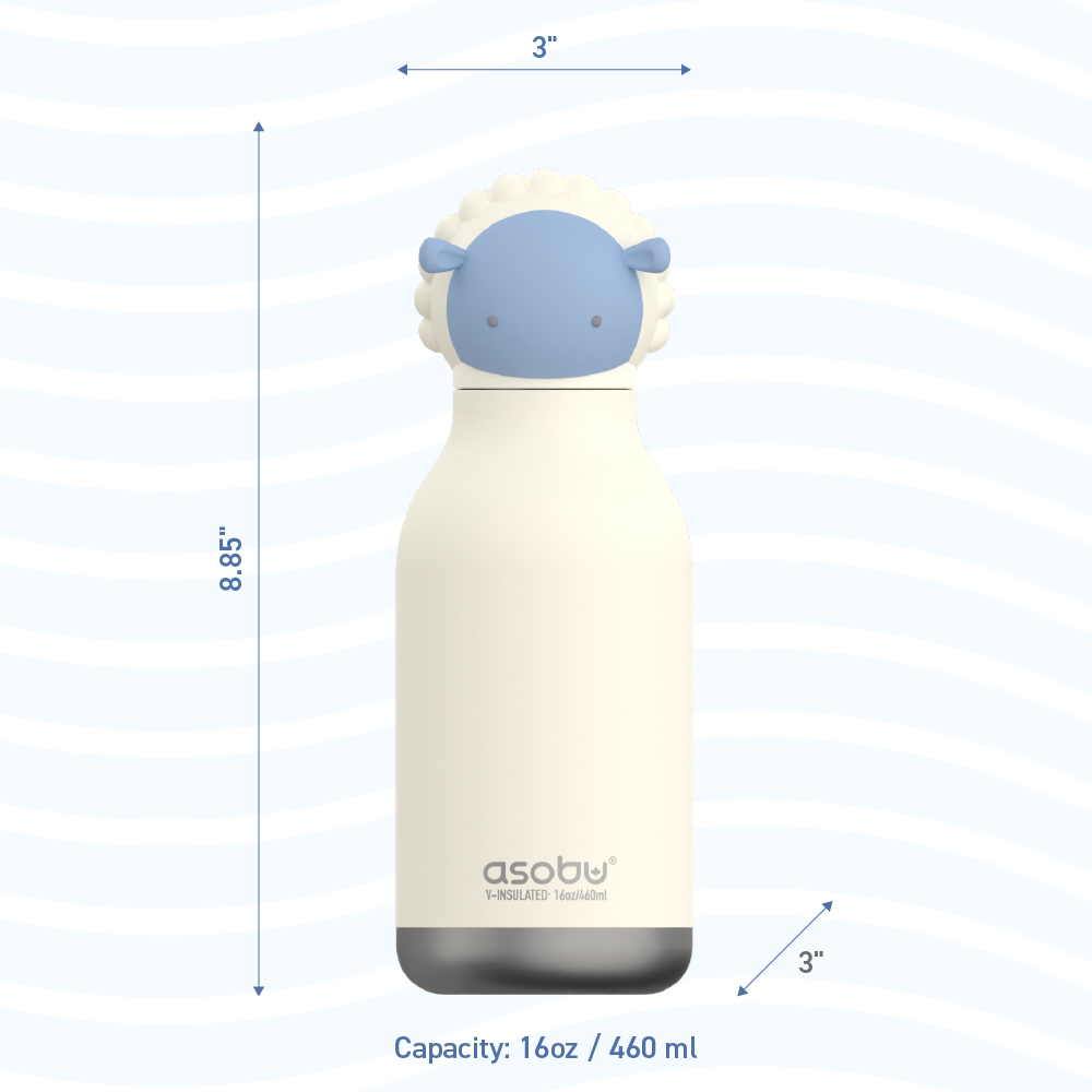 Asobu Bestie Drinkfles White Sheep