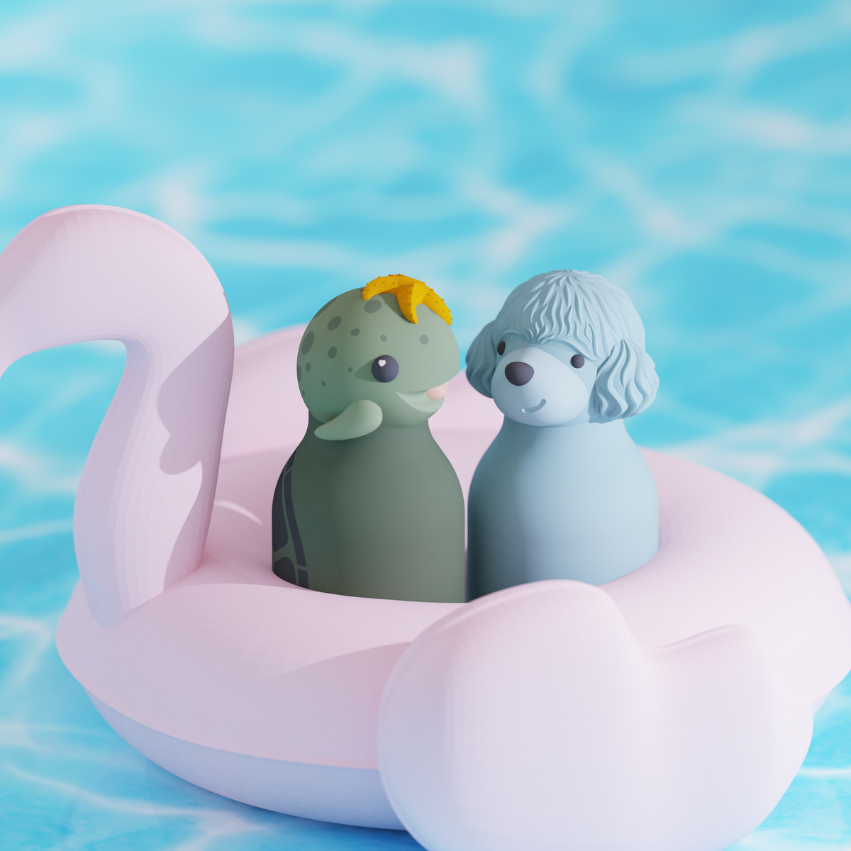 Asobu Bestie Drinkfles Poodle