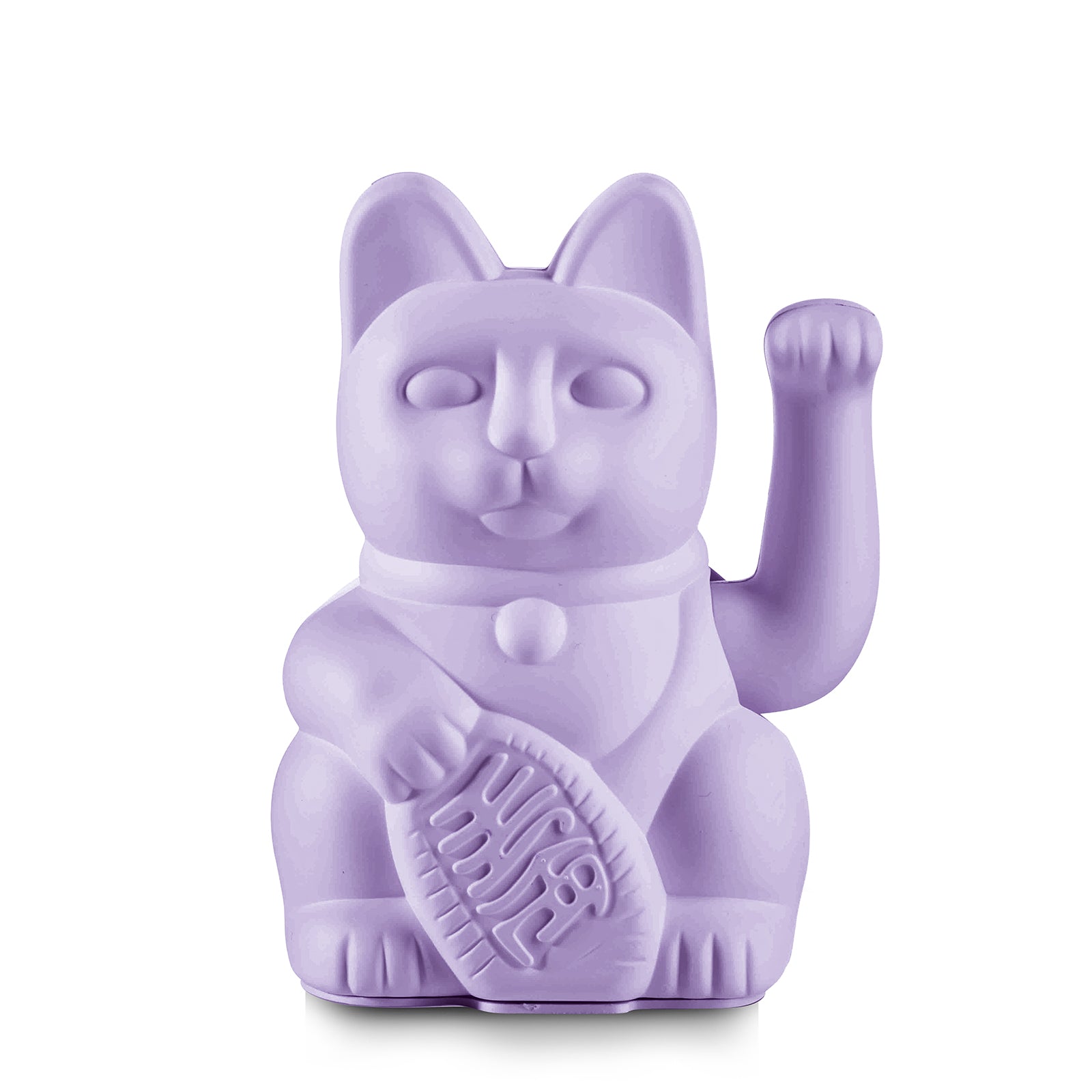 MYNEKO Lucky Cat Lilac – klassieke waving cat, ca. 15 cm, woondecoratie of cadeau