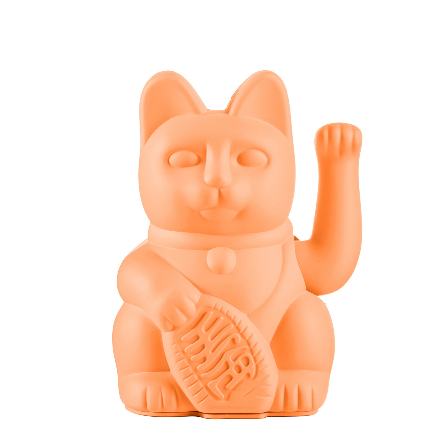 MYNEKO Lucky Cat Peach – klassieke waving cat, ca. 15 cm, woondecoratie of cadeau