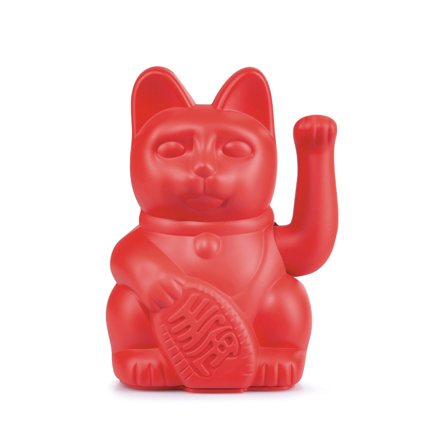 MYNEKO Lucky Cat Classic Red – klassieke waving cat, ca. 15 cm, woondecoratie of cadeau