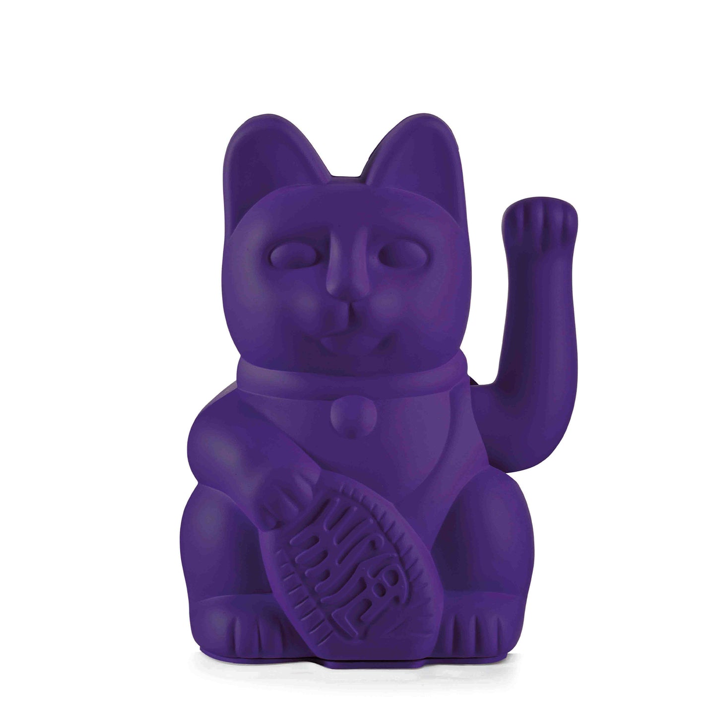 MYNEKO Lucky Cat Violet – klassieke waving cat, ca. 15 cm, woondecoratie of cadeau