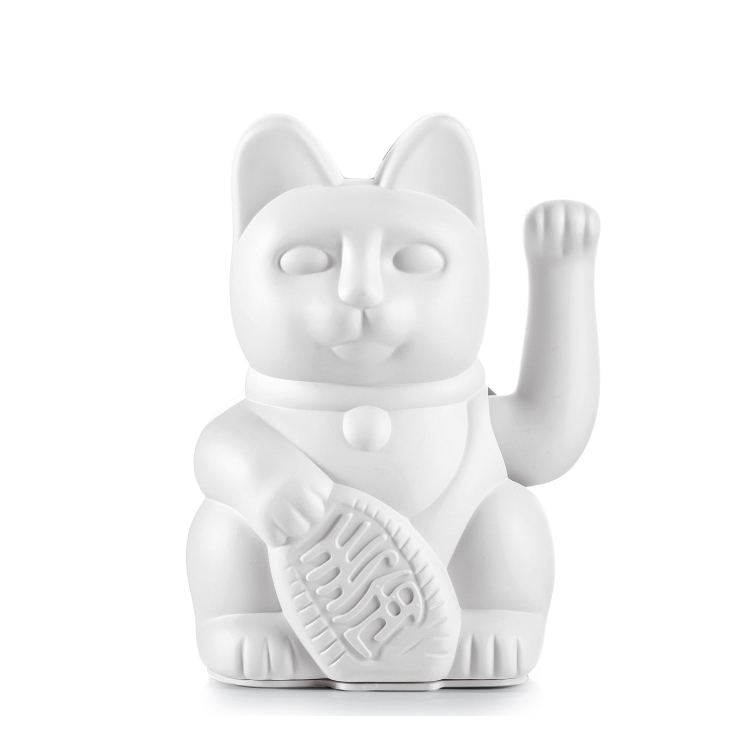 MYNEKO Lucky Cat White – klassieke waving cat, ca. 15 cm, woondecoratie of cadeau