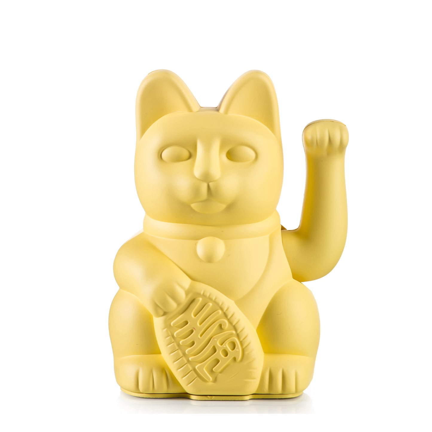 Donkey Lucky Cat in zacht geel