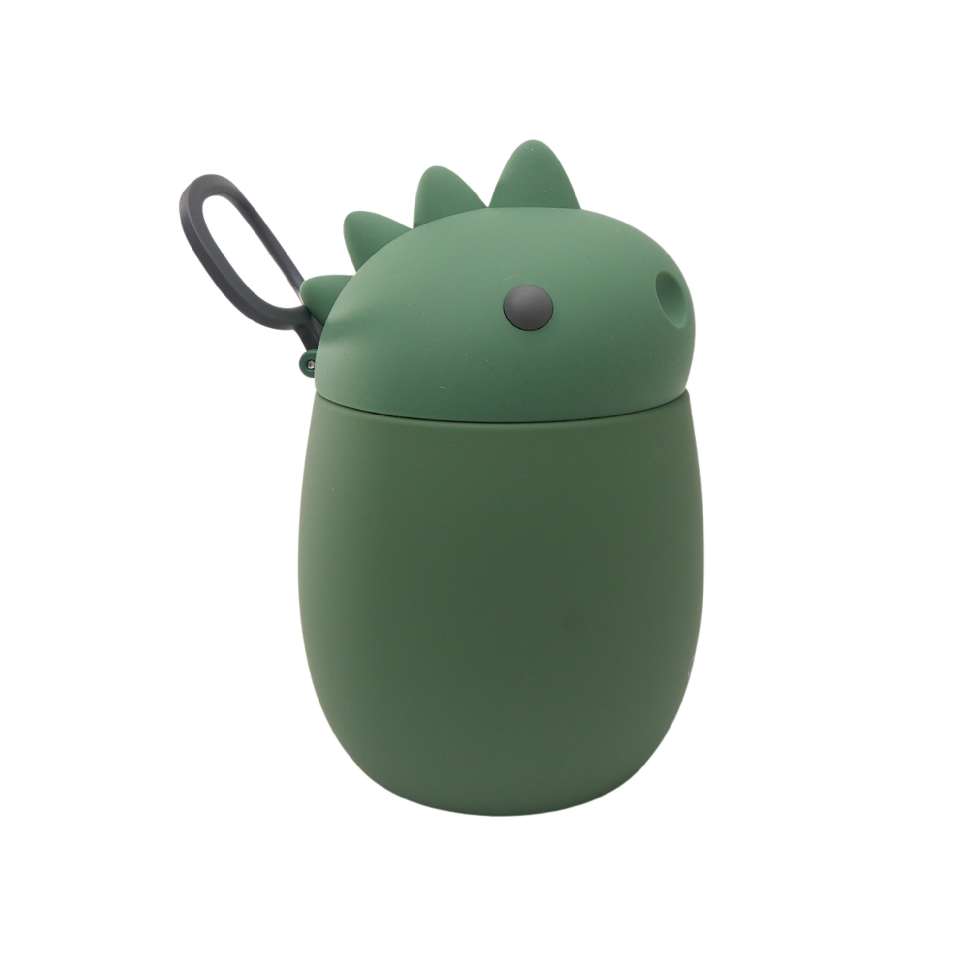 Asobu Food Container Dinosaur – dubbelwandige lunchbox voor kinderen, 12u warm en 24u koud, zijaanzicht