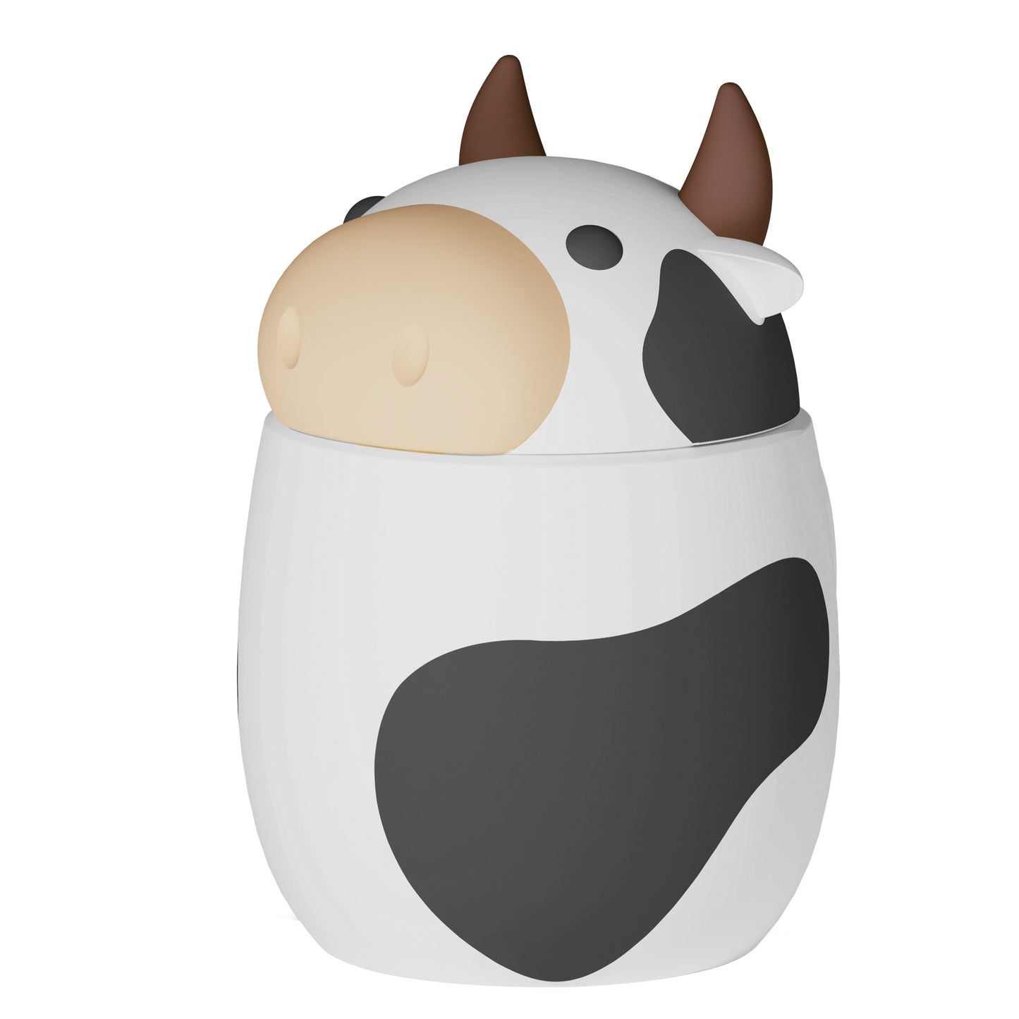 Asobu Food Container Cow – dubbelwandige lunchbox voor kinderen, 12u warm en 24u koud