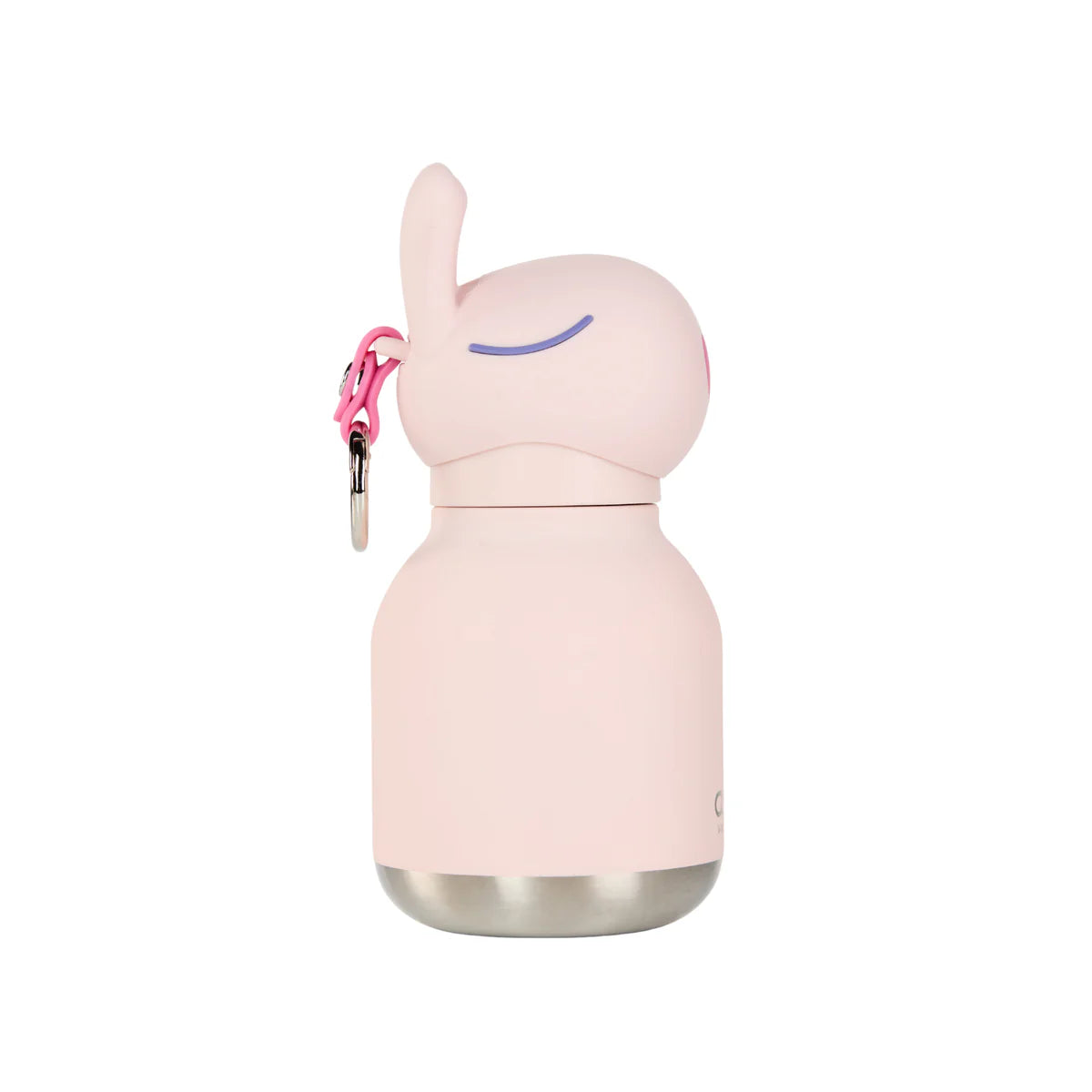Asobu Bestie MINI drinkfles Bunny – zijaanzicht, mini thermofles 200ml voor kinderen