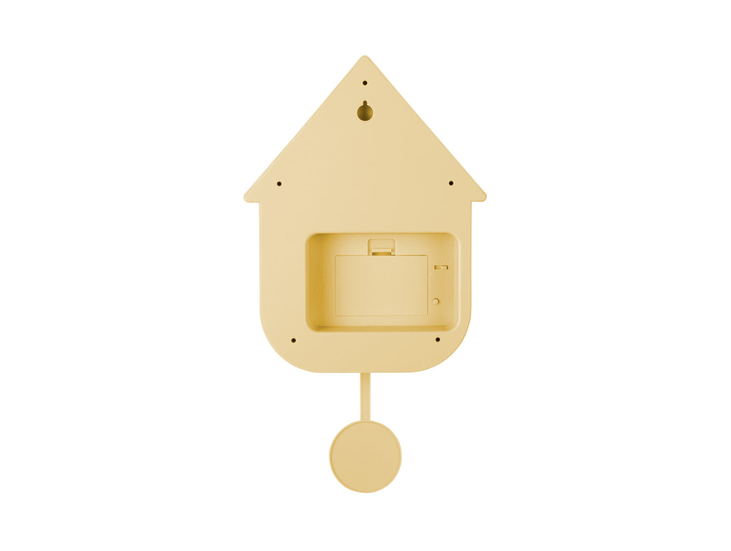 Karlsson Cuckoo wandklok Soft yellow
