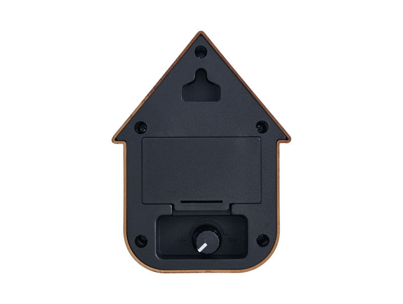 Karlsson Sound Box Modern Cuckoo – Vogelhuisje Dark Wood, achterkant