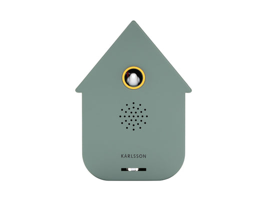Karlsson Sound Box Modern Cuckoo – Vogelhuisje Jungle green, voorkant