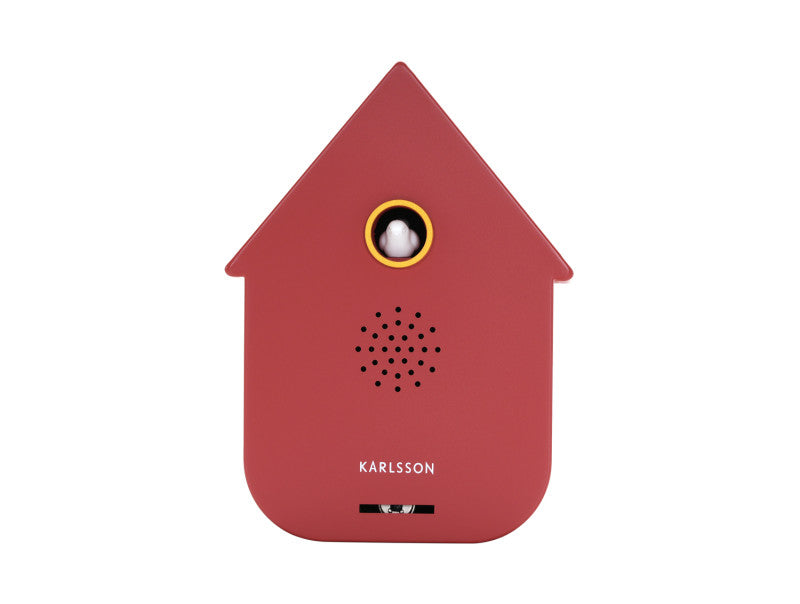 Karlsson Sound Box Modern Cuckoo – Vogelhuisje Red Ochre, voorzijde