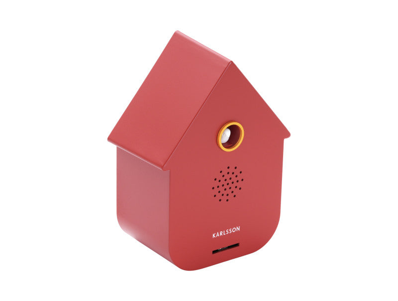 Karlsson Sound Box Modern Cuckoo – Vogelhuisje Red Ochre, zijaanzicht