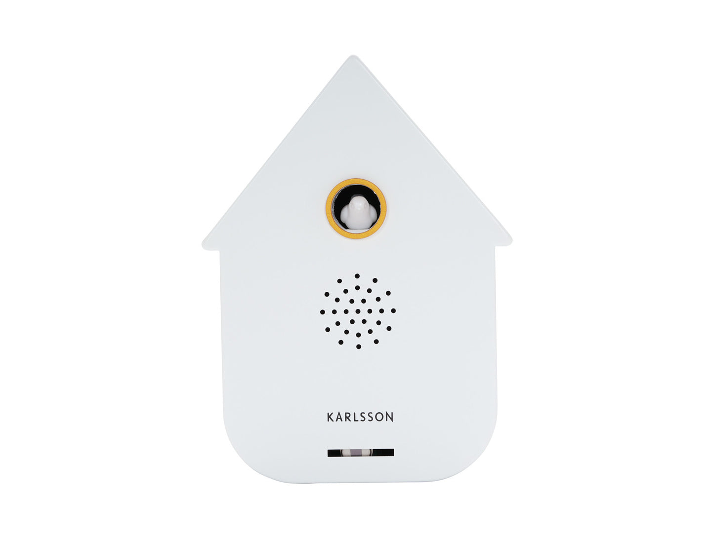Karlsson Sound Box Modern Cuckoo – Vogelhuisje White, vooraanzicht