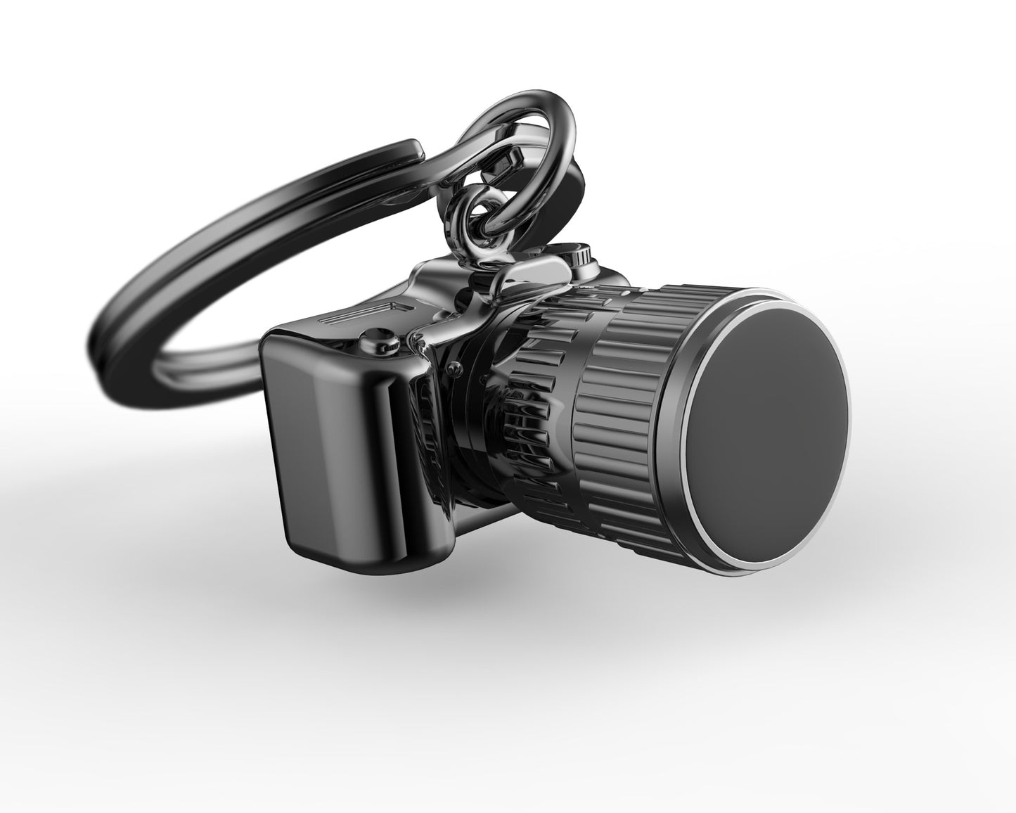 Metalmorphose sleutelhanger Camera