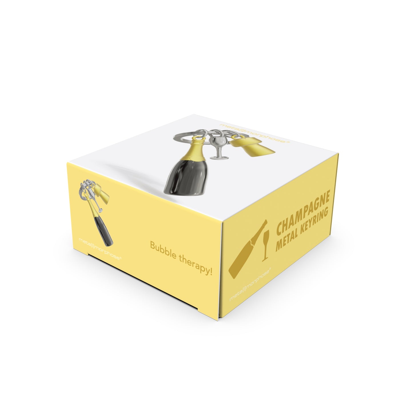 Metalmorphose sleutelhanger Champagne Black