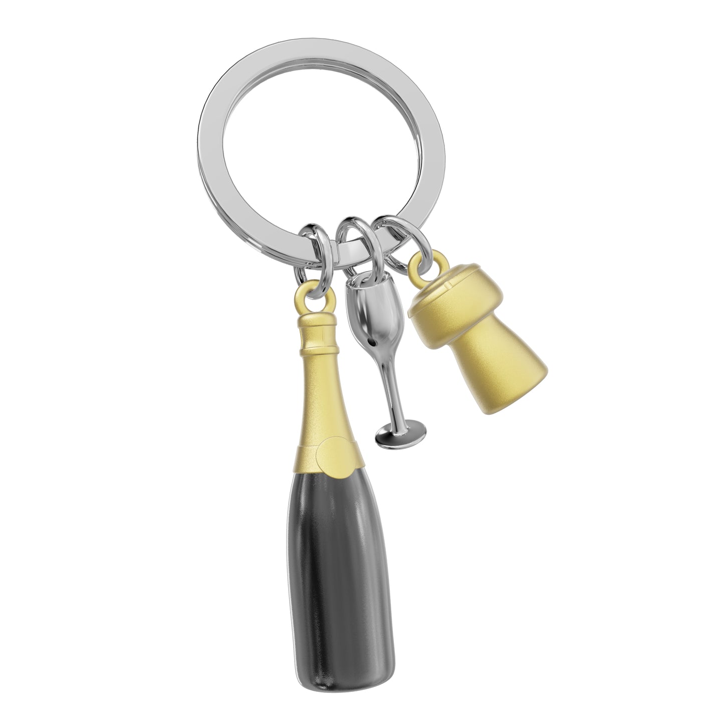 Metalmorphose sleutelhanger Champagne Black