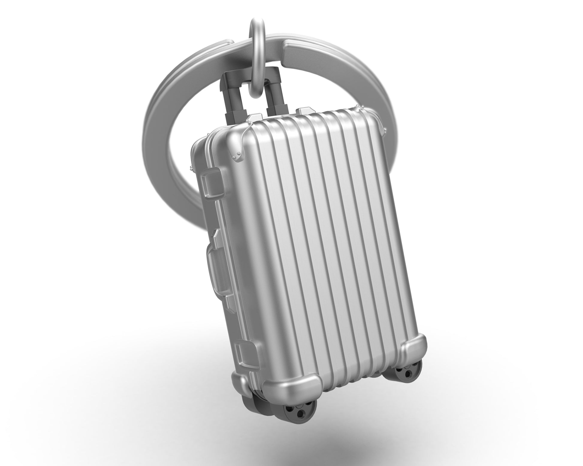 Metalmorphose sleutelhanger Luggage with Wheels - koffer met wielen accessoire