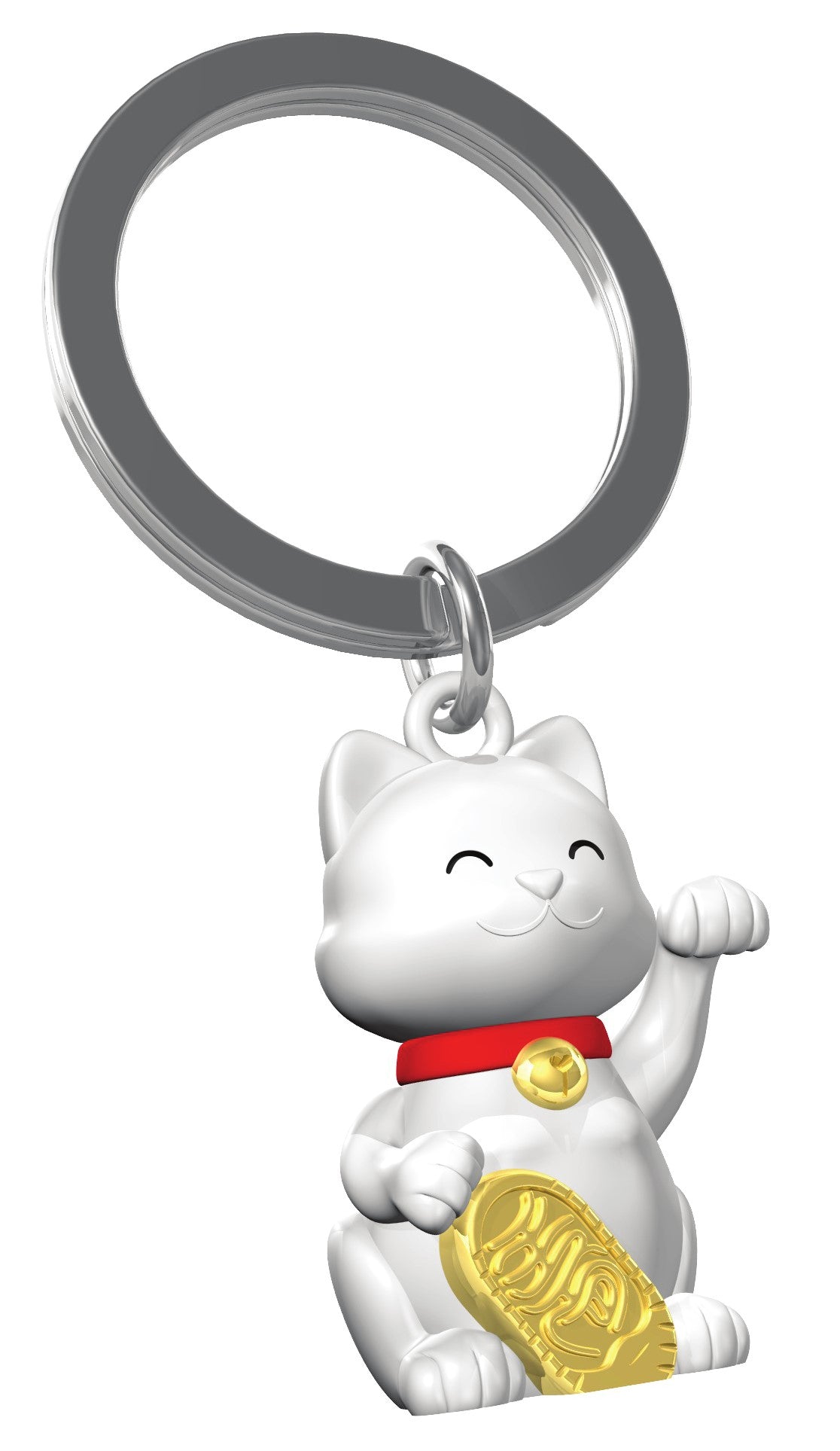 Metalmorphose Fortune Cat sleutelhanger - vooraanzicht