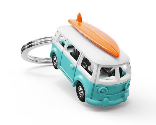 Metalmorphose sleutelhanger Surfer Van