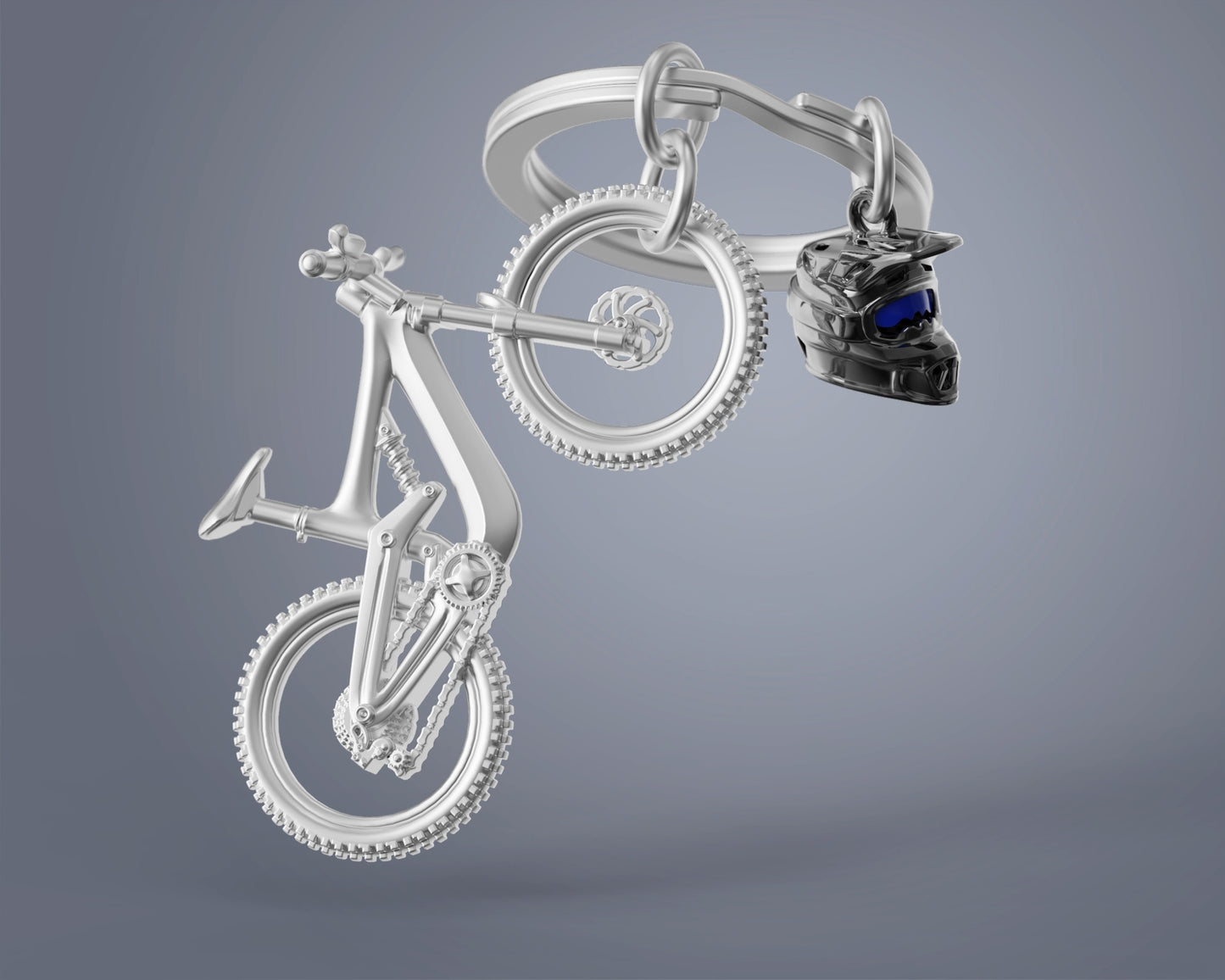 Metalmorphose sleutelhanger Mountain Bike