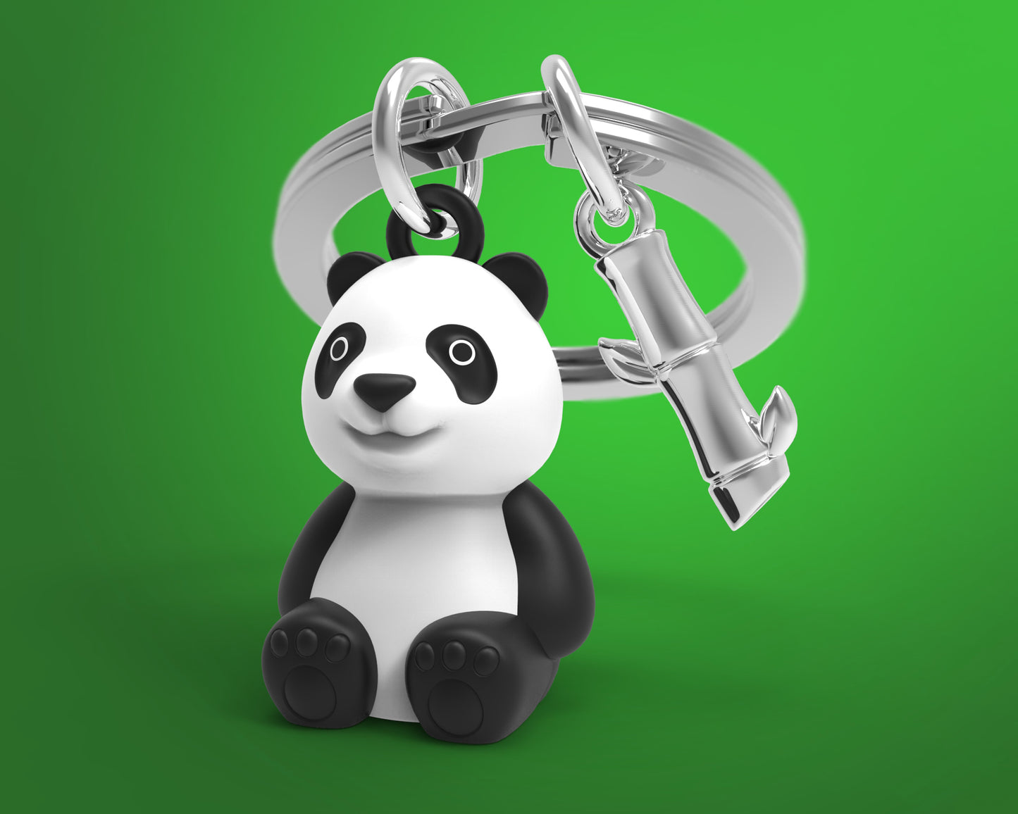 Metalmorphose sleutelhanger Panda