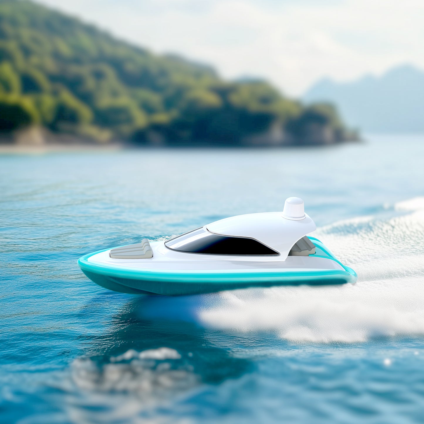 Metalmorphose sleutelhanger Speed Boat