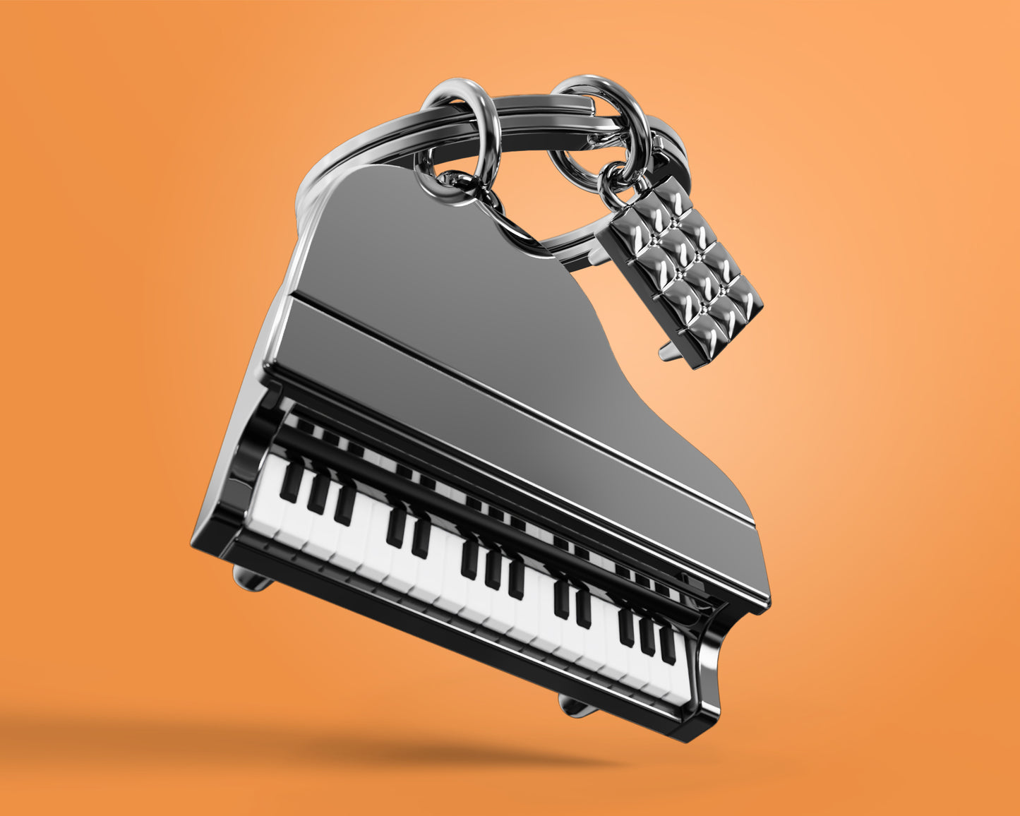 Metalmorphose sleutelhanger Piano